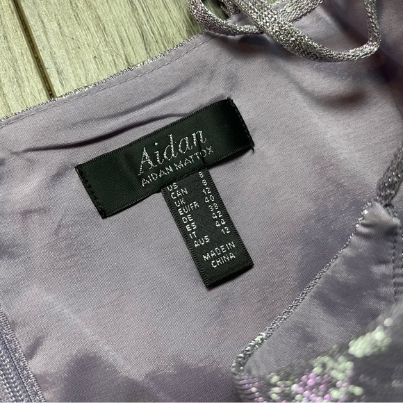 Aidan by Aidan Mattox Halter Tiered Maxi Dress - Picture 7 of 13